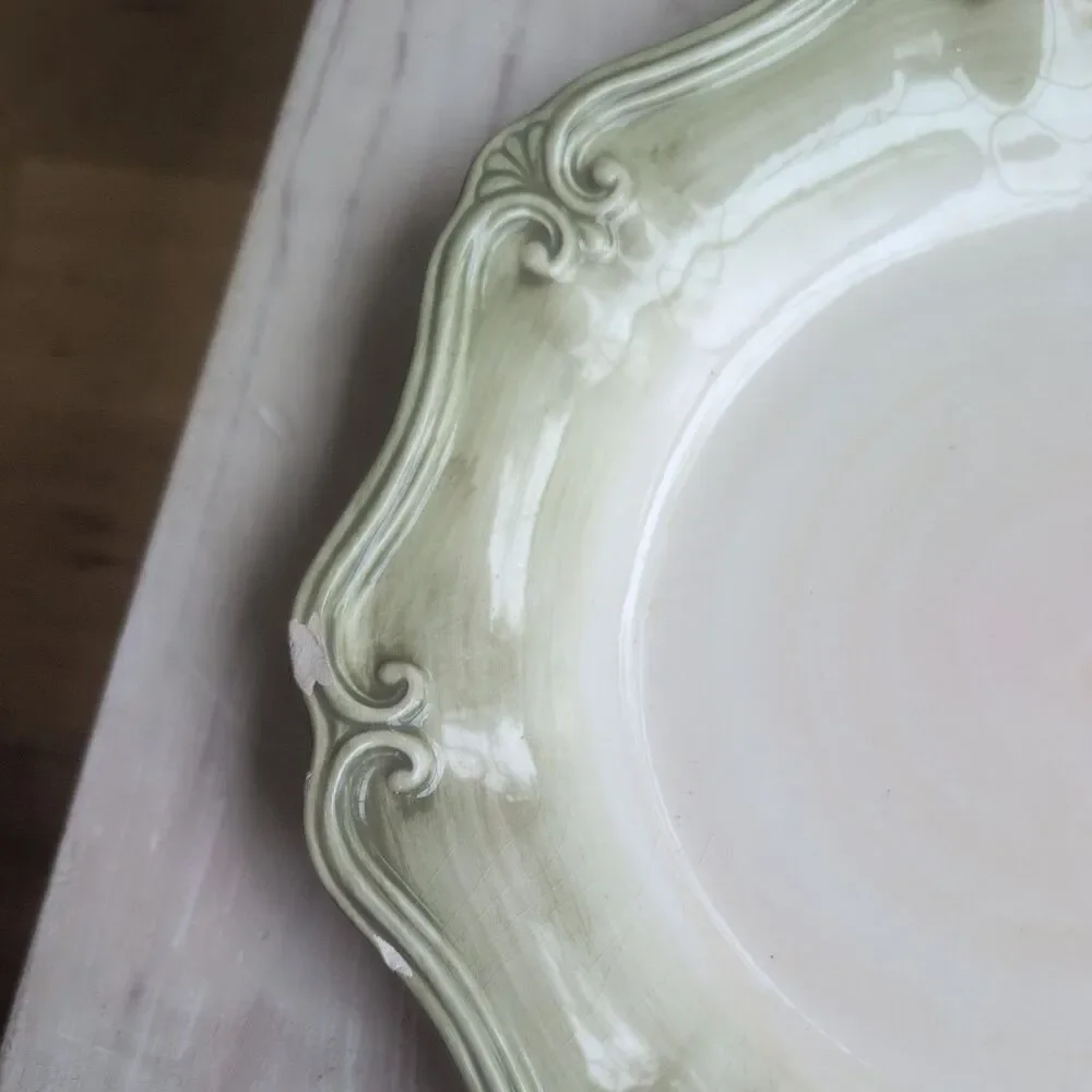 Lenox Dinner Plate Green Colore Verde VERDE 9” Italy